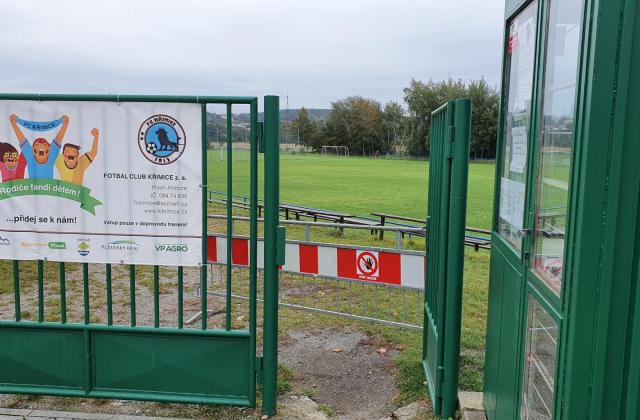 Zákaz vstupu do areálu FC Křimice